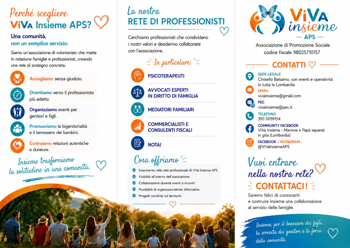 Locandina ViVa Insieme APS - retro